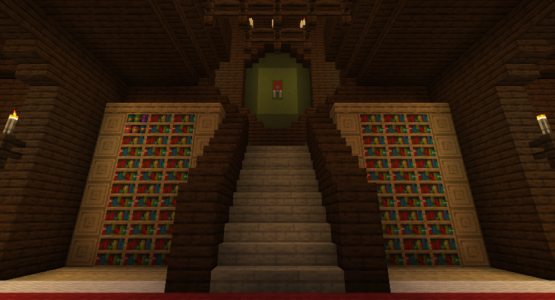 The mansion entrance