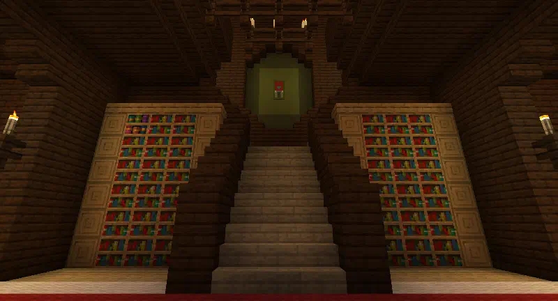 The mansion entrance